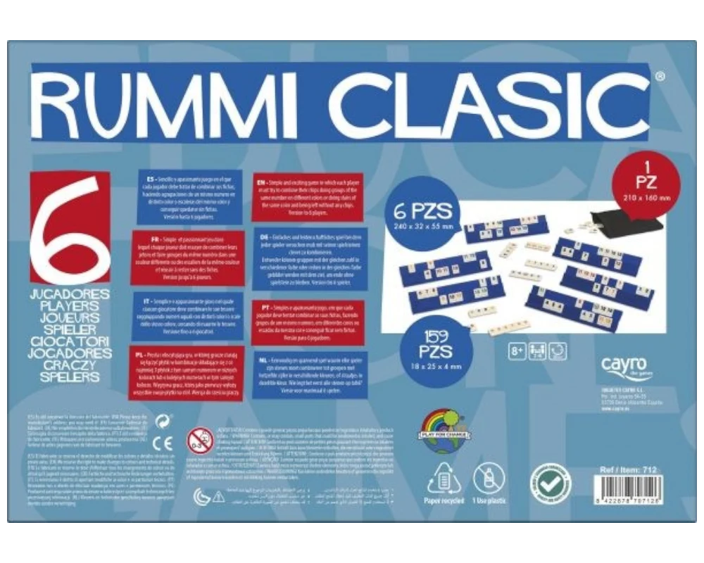 Rummi Classic 6 Jugadores CAYRO