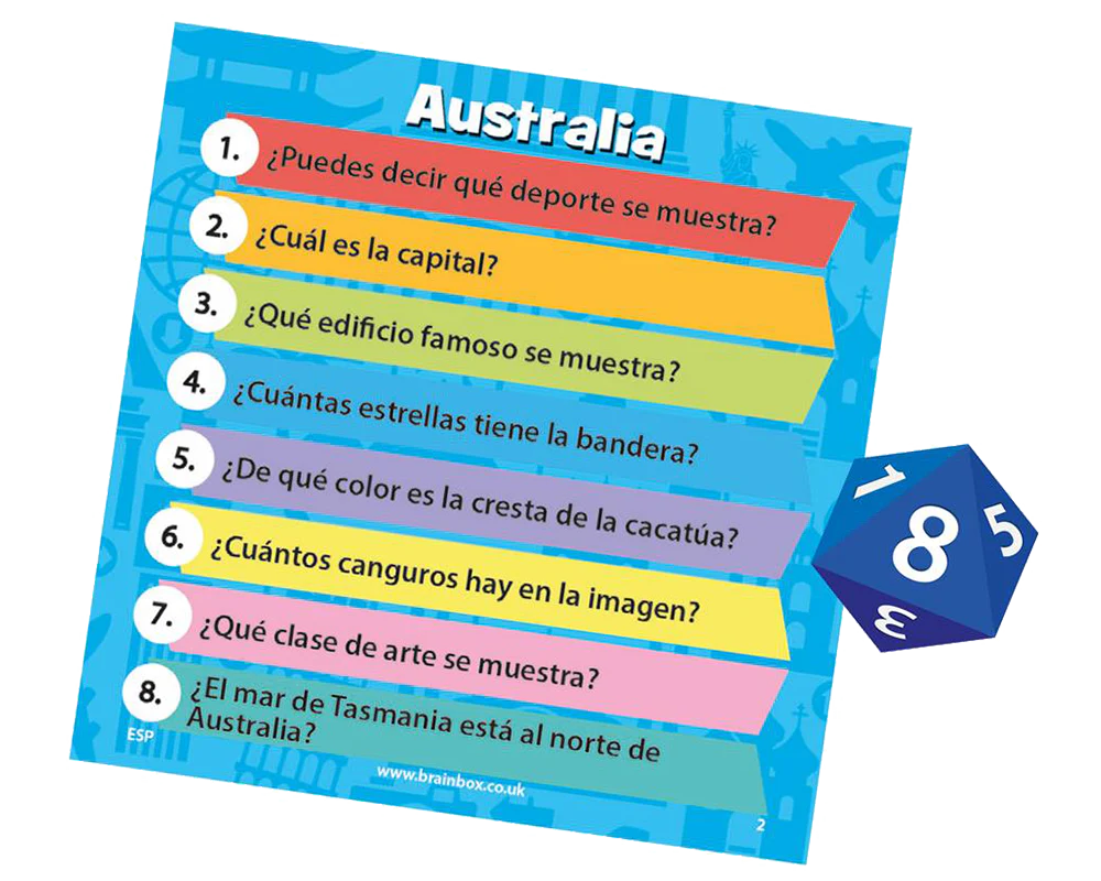 Brainbox El mundo Juego de Mesa Asmodee