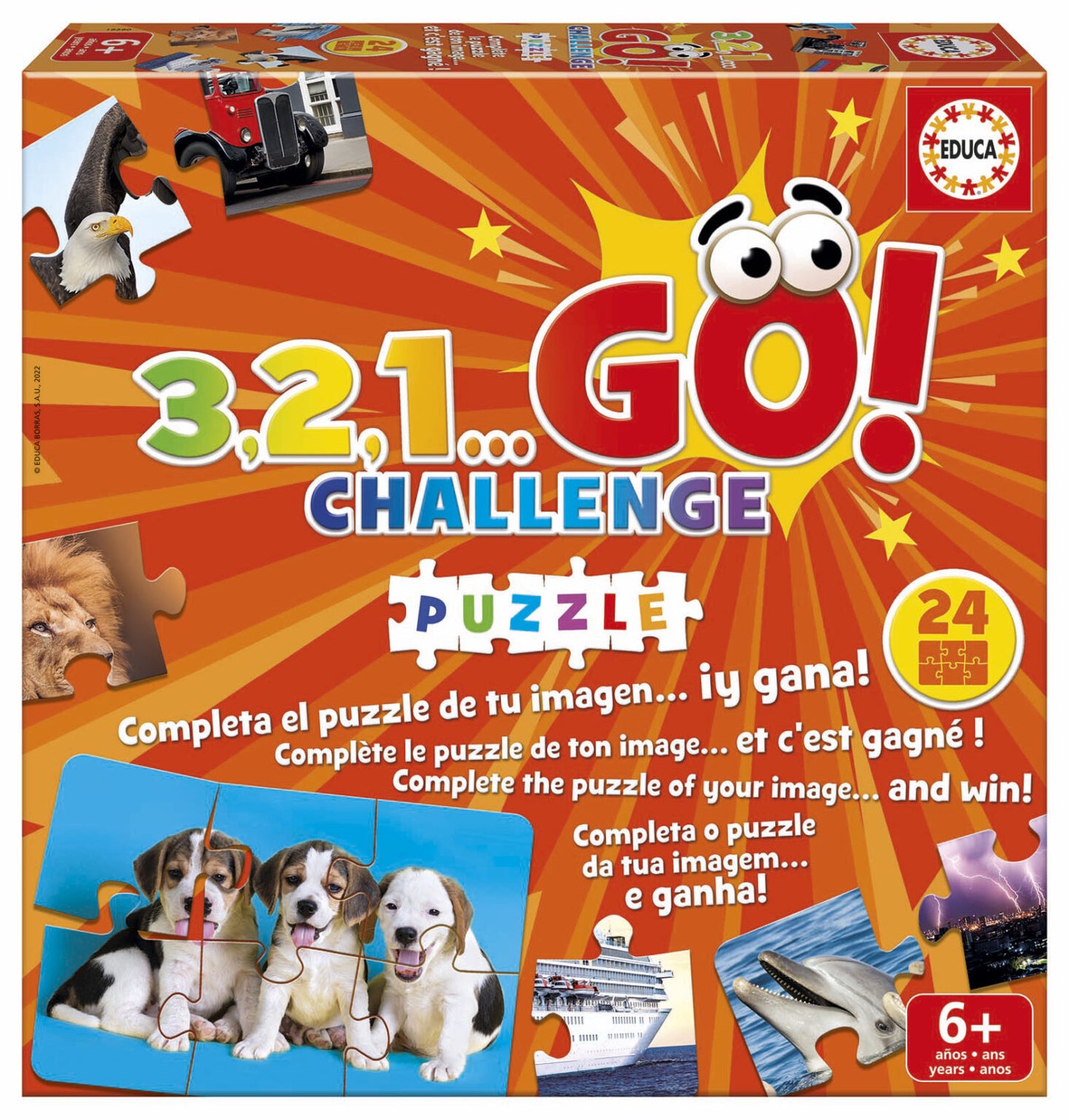 3,2,1 Go Reto Rompecabezas