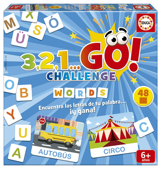 3,2,1 Go Reto Palabras
