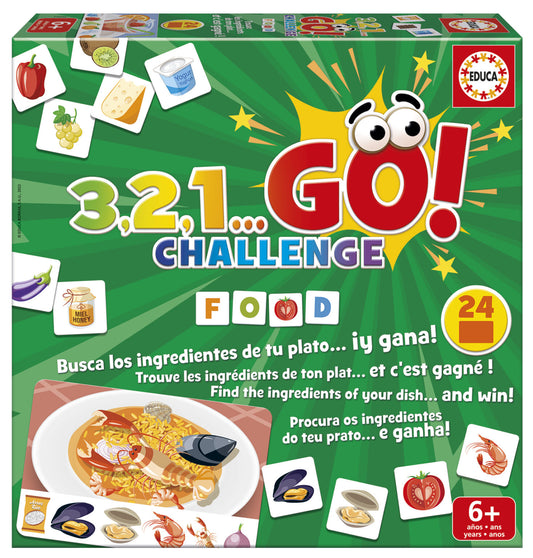 3,2,1 GO RETO COMIDA