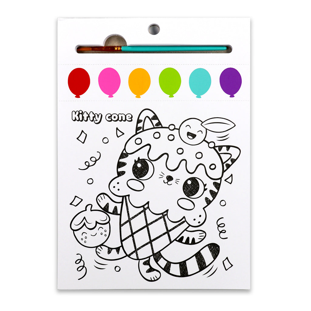Páginas para Pintar Animales de Fiesta