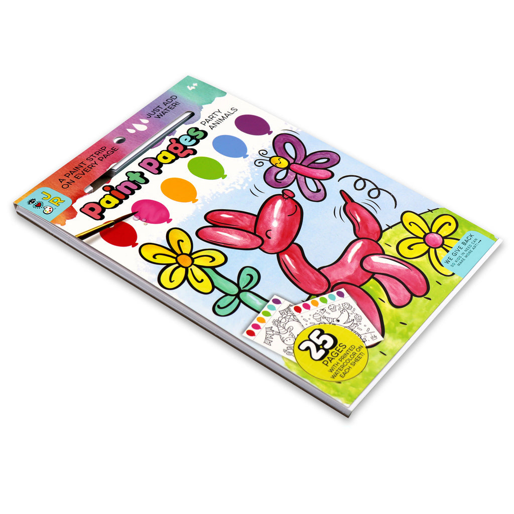 Páginas para Pintar Animales de Fiesta