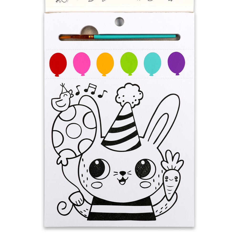 Páginas para Pintar Animales de Fiesta
