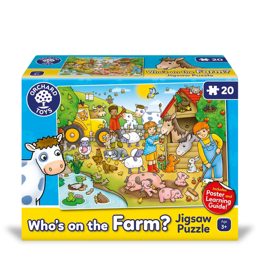 Rompecabezas Whos on the Farm 20 pzs