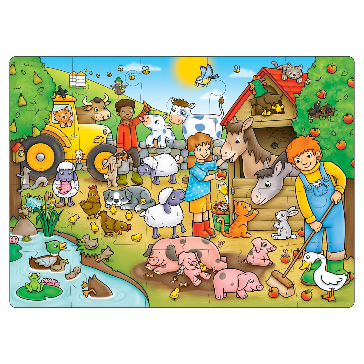 Rompecabezas Whos on the Farm 20 pzs