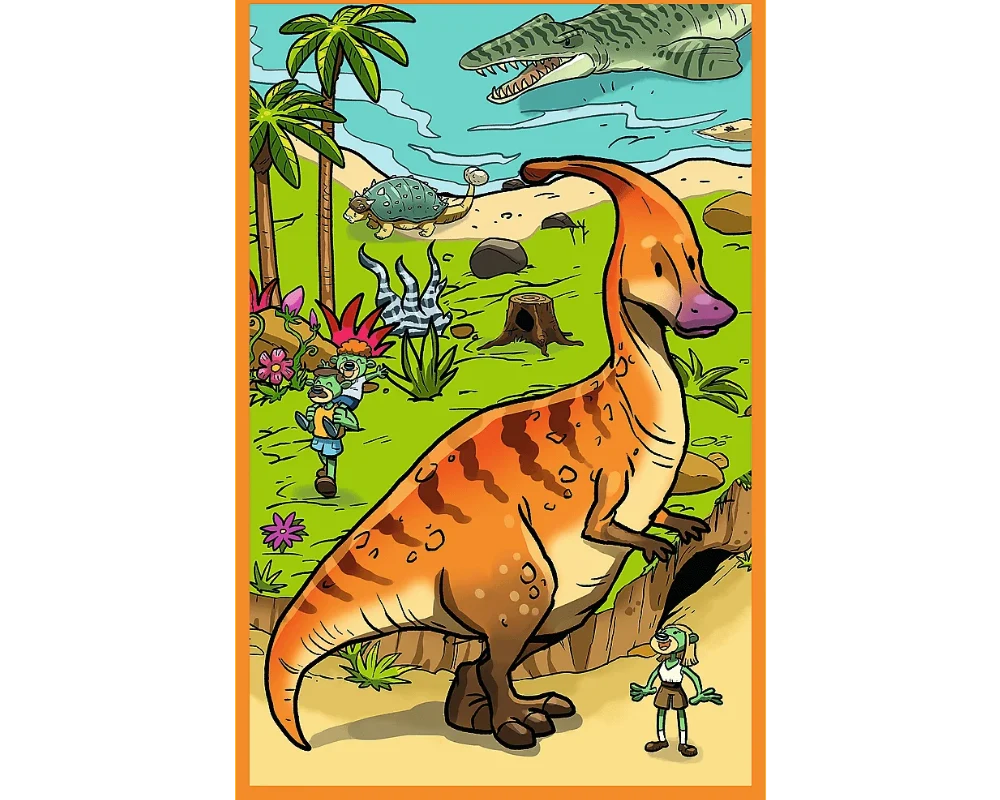 EL MUNDO DE LOS DINOSAURIOS Rompecabezas 3 x 80 pzs TREFL