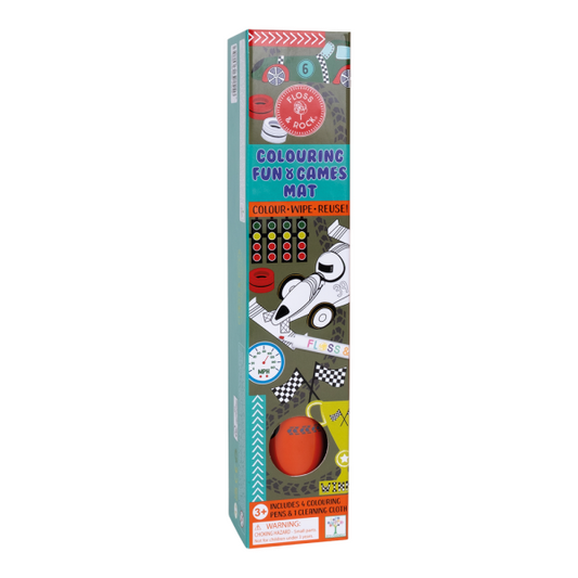 Tapete Reutilizable para Colorear AUTOS - Floss and Rock