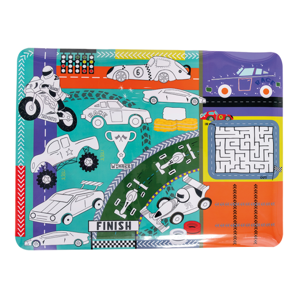 Tapete Reutilizable para Colorear AUTOS - Floss and Rock