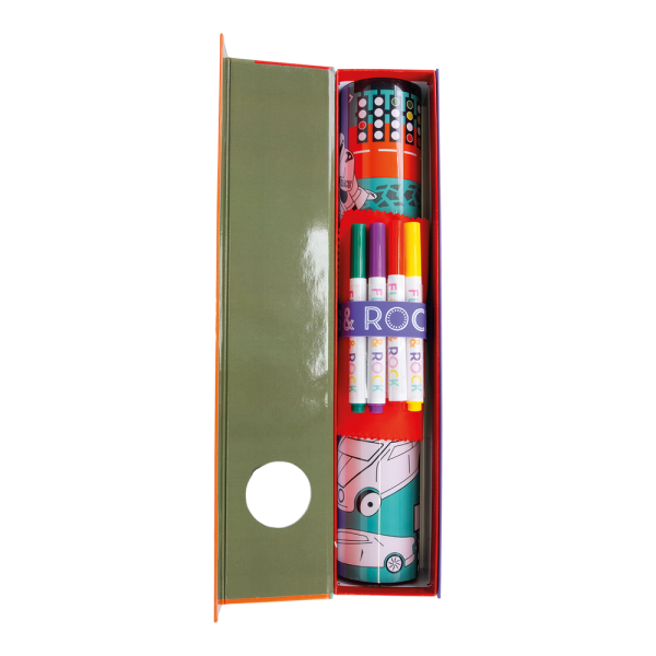 Tapete Reutilizable para Colorear AUTOS - Floss and Rock
