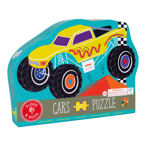 Rompecabezas Infantil MONSTER TRUCK 20 Piezas – Floss and Rock