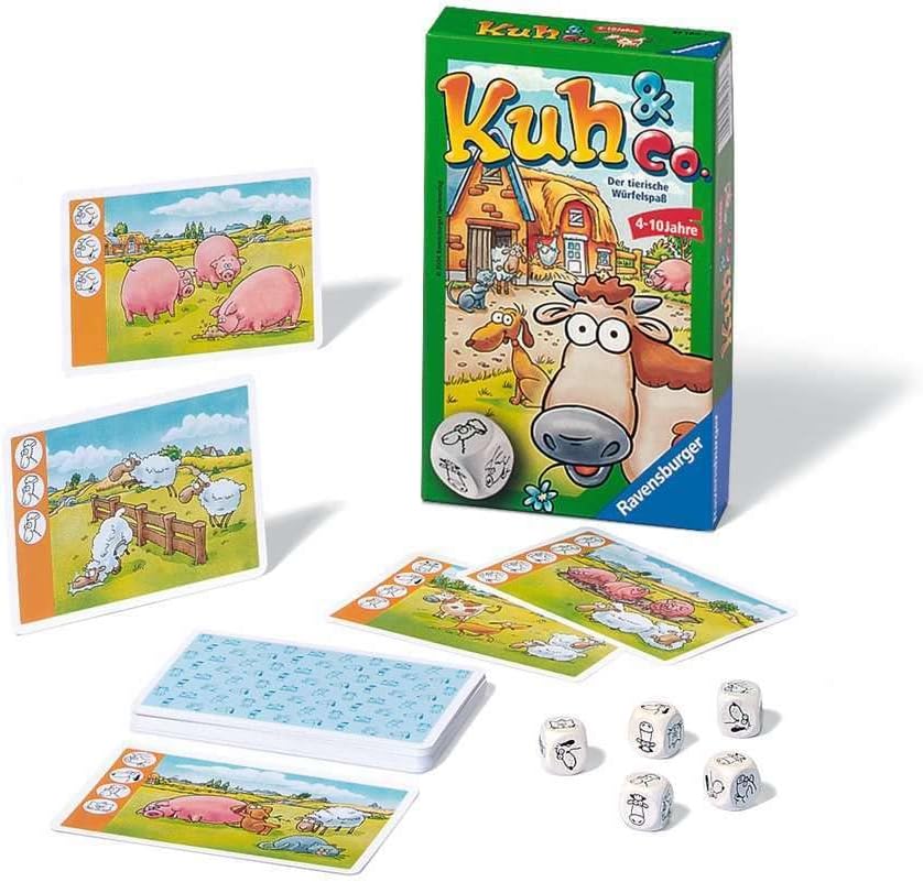 Juego de Mesa Ravensburger: La Granja Y Compañia / Kuh and Co.