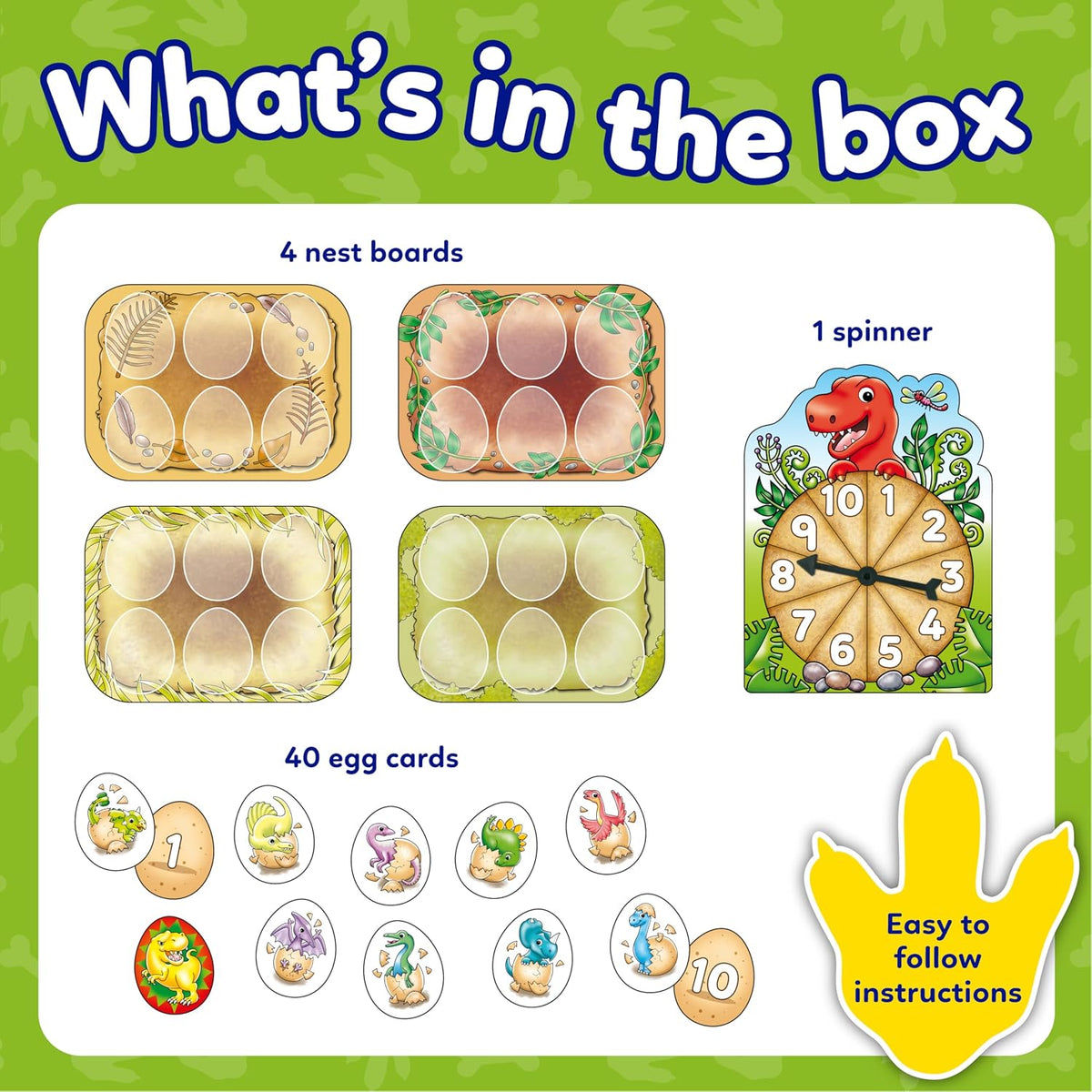 Dinosaur Number Eggs