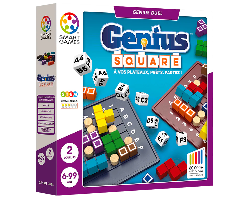 Genius Square: Juego de lógica Smart Games