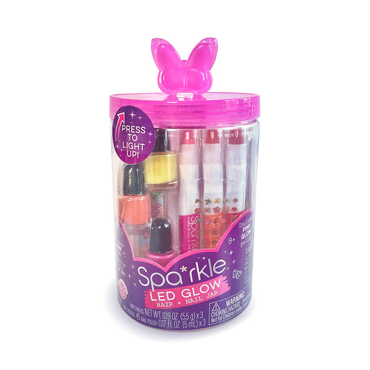 Estuche LED para Cabello y Uñas – Unicornio Azul