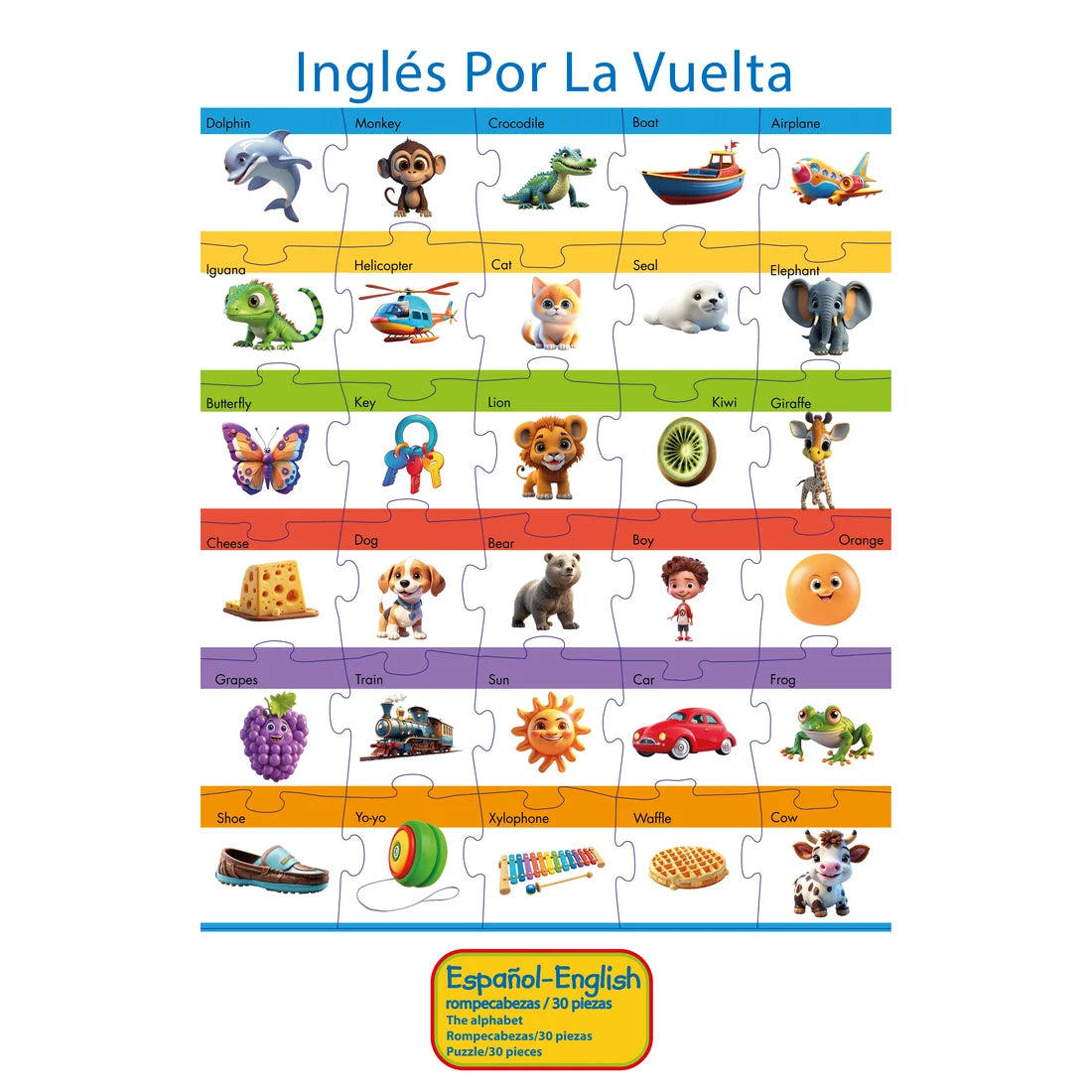 El abecedario (español - inglés)