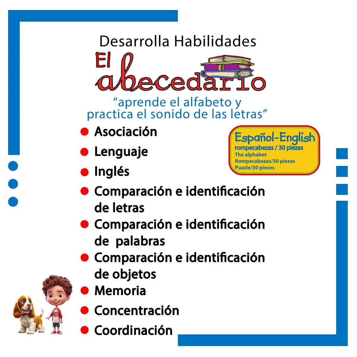 El abecedario (español - inglés)