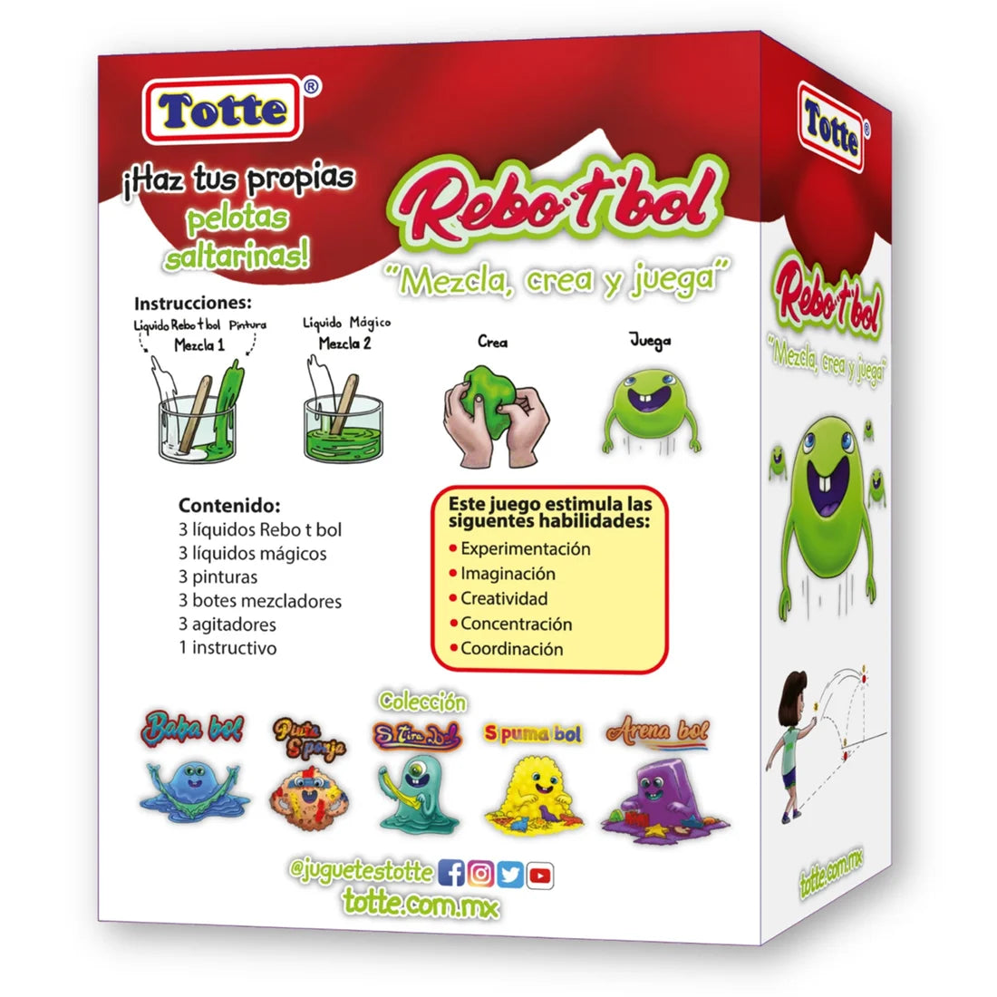 Kit rebo t bol - Haz tus propias pelotas saltarinas