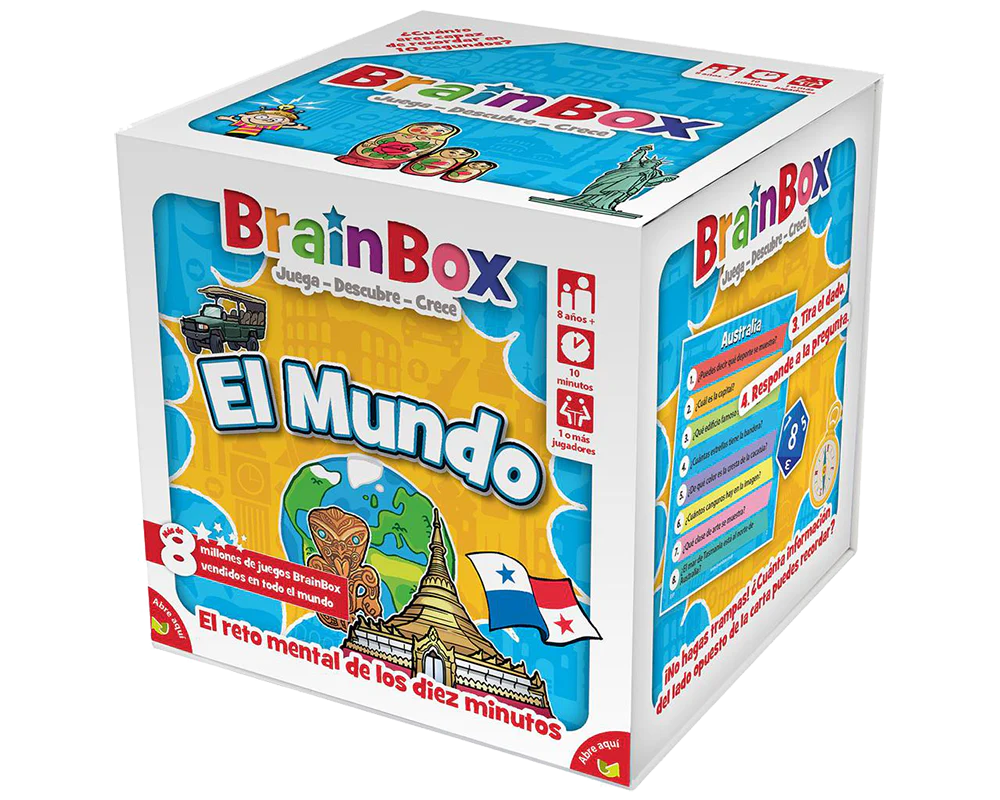 Brainbox El mundo Juego de Mesa Asmodee