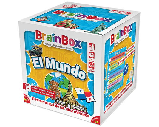 Brainbox El mundo Juego de Mesa Asmodee